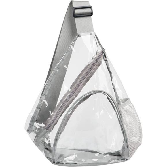 Clear Sling Bag, Clear Bag Stadium Approved, Transparent Shoulder - Picture 7 of 7